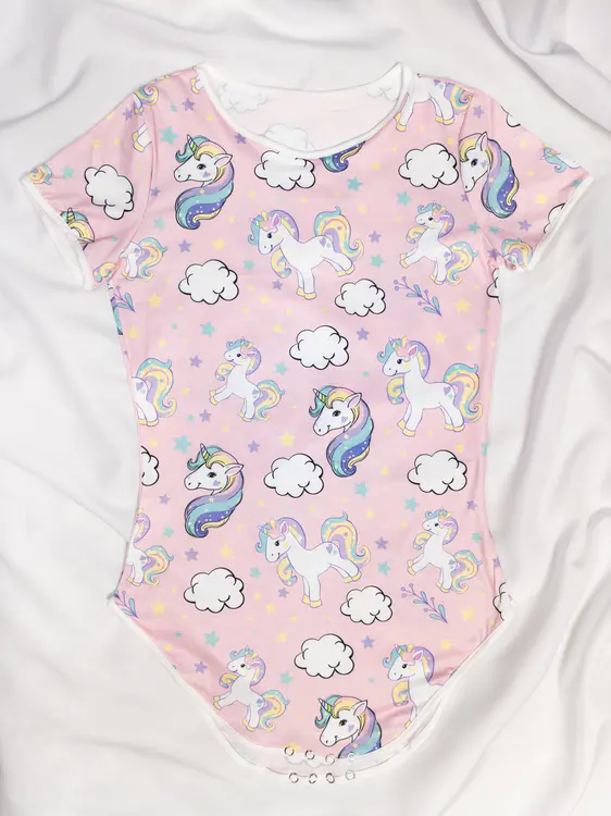 Боди "Розовые единорожки"